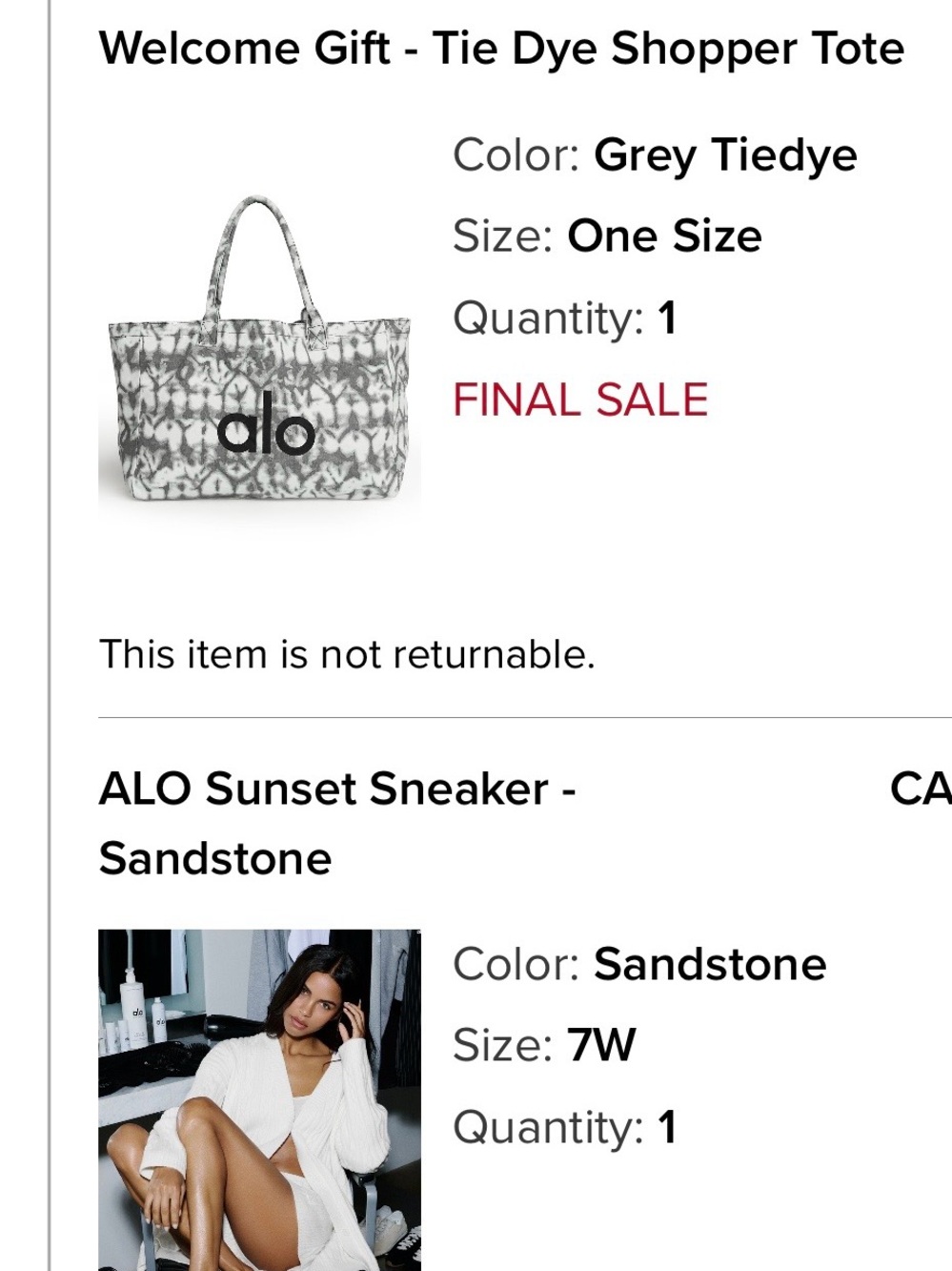 ALO Yoga Sandstone Neutral Low-Top Sneakers - Picture 3 of 8